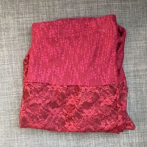 Maurices Lace Floral Scarf